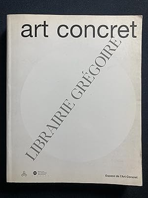 ART CONCRET-CATALOGUE EXPOSITION-ESPACE DE L'ART CONCRET-2 JUILLET-29 OCTOBRE 2000