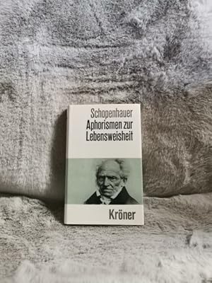 Bild des Verkufers fr Aphorismen zur Lebensweisheit, herausgegeben von Rudolf Marx zum Verkauf von TschaunersWelt