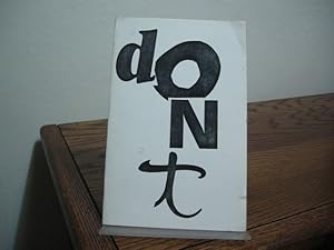 Seller image for Don't Read This Poem for sale by Bungalow Books, ABAA