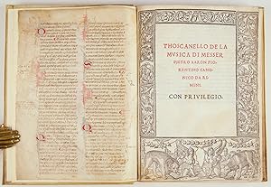 Thoscanello de la Musica di Messer Pietro Aaron Fiorentino Canonico da Rimini. Con Privilegio