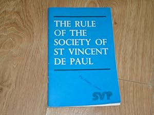 Bild des Verkufers fr The Rule of The Society of St Vincent De Paul zum Verkauf von Dublin Bookbrowsers