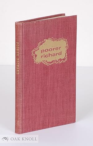 Seller image for POORER RICHARD, AN ALMANACK LONG AFTER FRANKLIN for sale by Oak Knoll Books, ABAA, ILAB