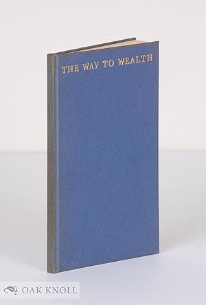 Seller image for WAY TO WEALTH, PREFACE TO POOR RICHARD IMPROVED, 1758 for sale by Oak Knoll Books, ABAA, ILAB