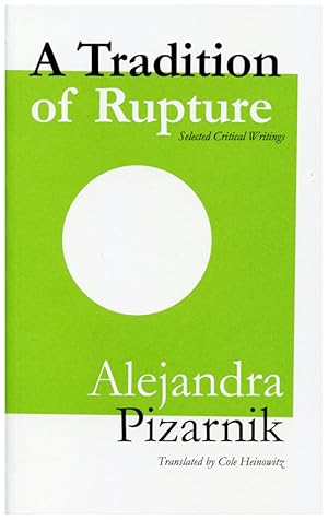 Seller image for A Tradition of Rupture (Lost Literature) for sale by Arundel Books
