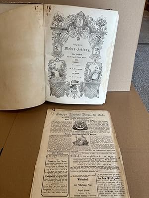 Seller image for Allgemeine Moden-Zeitung. Eine Zeitschrift fr die gebildete Welt 1862. 64. Jahrgang. Mit vielen Stahlstichen. for sale by PlanetderBuecher