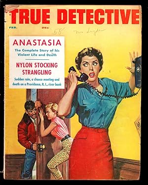 TRUE DETECTIVE-21958-Terrified women cover-Violent life story of Albert Anastasia by D.L. Champio...