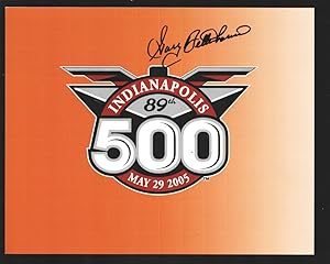 Indianapolis 500 Hero Card 2005 -Size is about 10 x 8-89th Annual Race-Autographed by Gary Betten...