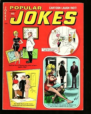 Seller image for Popular Jokes 11/1972-Bill Wenzel cover-Adventures of Devil Doone- Amos Hart-Spanking cartoons-Dan DeCarlo-Bill Wenzel-Bill Ward cartoons-FN for sale by DTA Collectibles