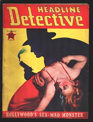 Headline Detective 12/1941-Spicy GGA cover George Rozen-Beauty Queen's Christmas-Honeymoon Traged...