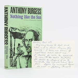 An autograph postcard signed by Anthony Burgess, addressed to Hedley Brideson, State Librarian of...