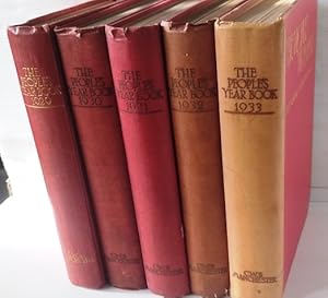 The People's Year Book 1929, 1930, 1931, 1932, 1933 - 5 volumes of the Annual of the English and ...