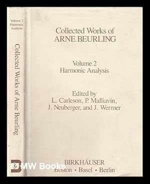 Image du vendeur pour The collected works of Arne Beurling / edited by L. Carleson. completed in volume 2 mis en vente par MW Books Ltd.