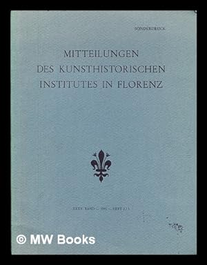 Bild des Verkufers fr Mitteilungen des Kunsthistorischen Instituts in Florenz zum Verkauf von MW Books Ltd.