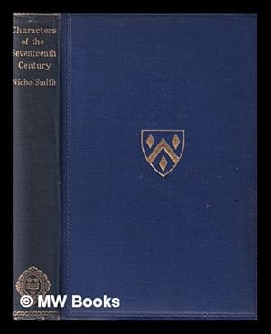 Seller image for Characters from the histories & memoirs of the seventeenth century : with an essay on the character and historical notes / edited by David Smith for sale by MW Books Ltd.