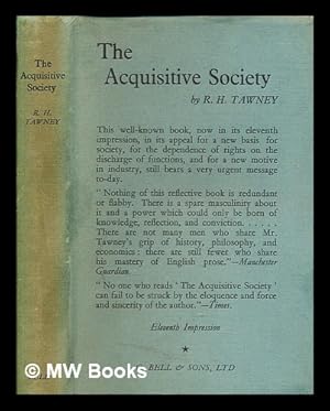 Bild des Verkufers fr The acquisitive society / by R.H. Tawney Fellow of Balliol College, Oxford zum Verkauf von MW Books Ltd.