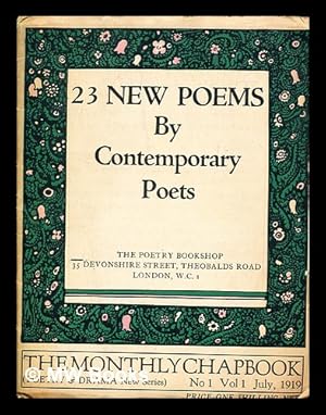 Imagen del vendedor de 23 new poems by contemporary poets a la venta por MW Books Ltd.