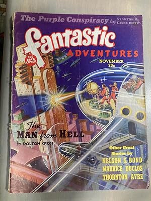 Imagen del vendedor de Fantastic Adventures Vol. 1 No. 4 November 1939 a la venta por biblioboy