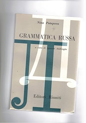 Seller image for Grammatica Russa, a cura di Ignazio Ambrogio. for sale by Libreria Gull