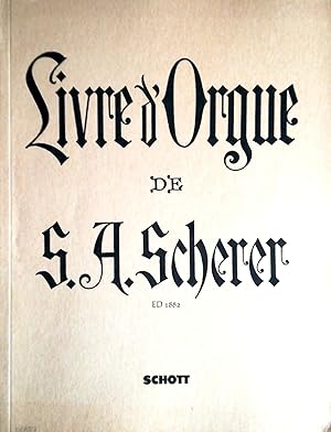 Imagen del vendedor de Livre dOrgue. Herausgegeben von Alexander Guilmant. a la venta por Versandantiquariat Ruland & Raetzer