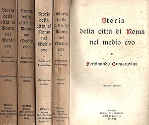 Bild des Verkufers fr Storia della citt di Roma nel medio evo zum Verkauf von Biblioteca di Babele