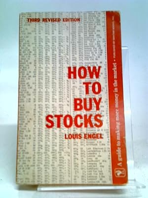 Bild des Verkufers fr How to Buy Stocks zum Verkauf von World of Rare Books