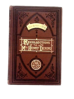 Seller image for She Spake Of Him Being Recollections Of The Loving Labours And Early Death Of The Late Mrs Henry Dening for sale by World of Rare Books