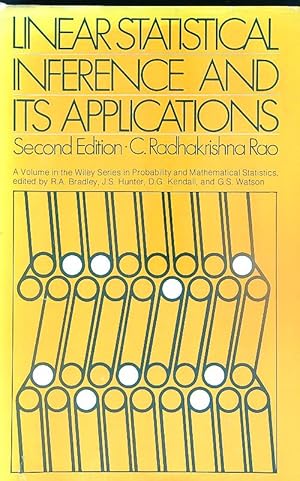 Imagen del vendedor de Linear Statistical Inference and its Applications: Second Editon a la venta por Miliardi di Parole