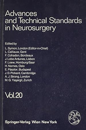 Image du vendeur pour Advances and Technical Standards in Neurosurgery (Advances & Technical Standards in Neurosurgery) mis en vente par -OnTimeBooks-