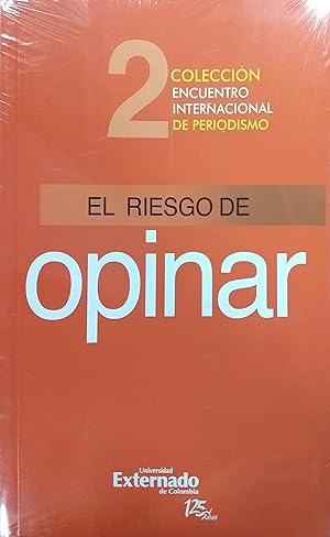 Imagen del vendedor de El Riesgo de Opinar a la venta por Green Libros