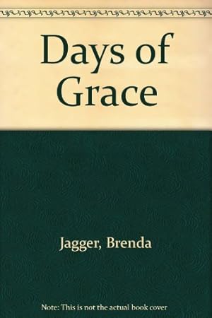 Immagine del venditore per Days of Grace venduto da -OnTimeBooks-