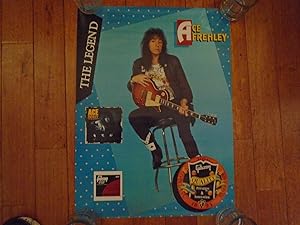 Promo Poster Kiss Legend Ace Frehley for Gibson Guitar19 x 24 Mint