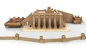 Model van de Tempel van Salomo gebaseerd op het 17de eeuwse model van Jacob Jehuda Leon.
