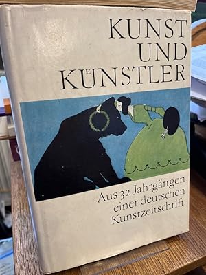 Bild des Verkufers fr Kunst und Knstler. Aus 32 Jahrgngen einer deutschen Kunstzeitschrift. Unter Mitarbeit von Ursula Feist herausgegeben von Gnter Feist. zum Verkauf von Antiquariat Hecht