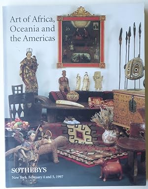 Seller image for Art of Africa, Oceania and the Americas February 4 and 5, 1997 for sale by Jeff Irwin Books
