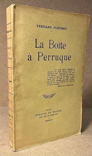Bild des Verkufers fr La Boite a Perruque zum Verkauf von San Francisco Book Company