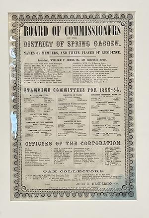 Board of Commissions of the District of Spring Garden