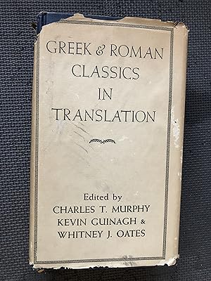 Imagen del vendedor de Greek and Roman Classics in Translation a la venta por Cragsmoor Books