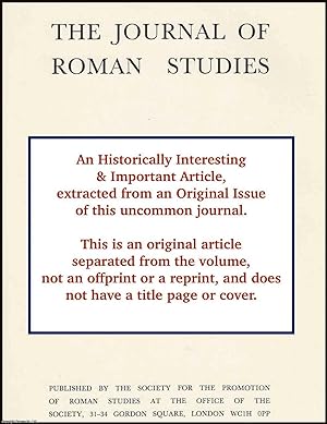 Bild des Verkufers fr A Military Strength Report from Vindolanda. An original article from the Journal of Roman Studies, 1991. zum Verkauf von Cosmo Books