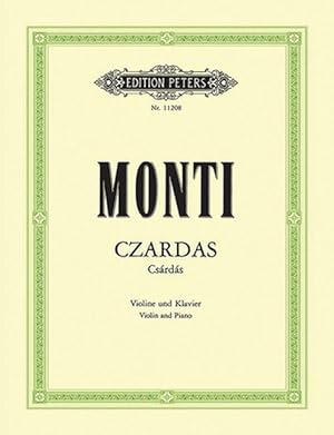 Imagen del vendedor de Czardas (for Violin and Piano) (Paperback) a la venta por AussieBookSeller