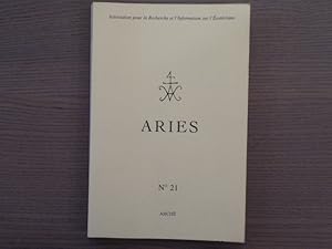 Imagen del vendedor de ARIES - Association pour la Recherche et l'Information sur l'sotrisme - N21. a la venta por Tir  Part