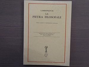 Seller image for LA PIETRA FILOSOFALE. Testo latino e traduzione italiana. for sale by Tir  Part