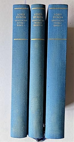 Sämtliche Werke in 3 Bänden. Band 1: Childe Harolds Pilgerfahrt und andere Verserzählungen. Band ...