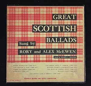 Bild des Verkufers fr Great Scottish Ballads Sung By Rory and Alex McEwen. Vinyl-LP 10" Good (G) zum Verkauf von ANTIQUARIAT Franke BRUDDENBOOKS