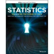 Seller image for Statistics: Unlocking the Power of Data Loose-leaf with WileyPLUS NextGen Card for sale by eCampus
