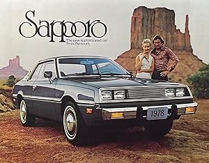 Sapporo. The new sophisticated car from Plymouth