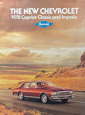 The New Chevrolet 1978 Caprice Classic and Impala