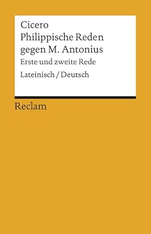 Seller image for Philippische Reden gegen M. Antonius 1 for sale by Wegmann1855
