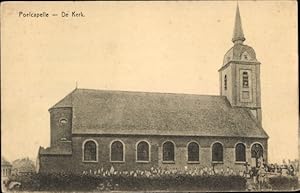 Ansichtskarte / Postkarte Langemark Poelkapelle Westflandern, De Kerk
