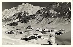 Ansichtskarte / Postkarte Lech am Arlberg Vorarlberg, Ortsansicht, Winter