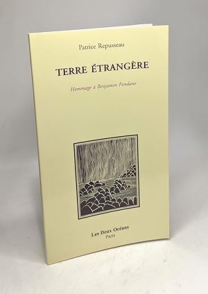 Bild des Verkufers fr Terre Etrangre - hommage  Benjamin Fondane zum Verkauf von crealivres